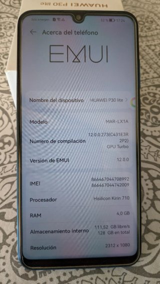 Huawei P30 Lite Azul/Morado