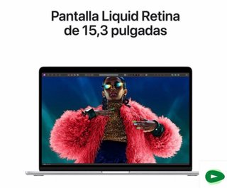 MacBook Air 15 M3 16GB 256GB Plata Nuevo sin Abrir