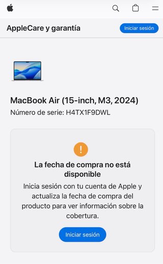 MacBook Air 15 M3 16GB 256GB Plata Nuevo sin Abrir