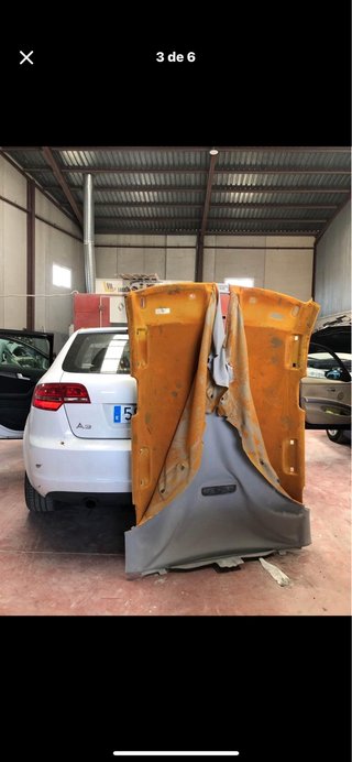 Techo de coche caído