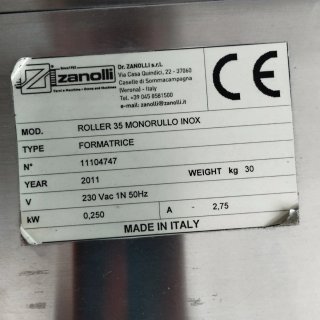 Laminadora de masa profesional
