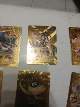 Cartas Pokémon Doradas Ash Pikachu Charizard