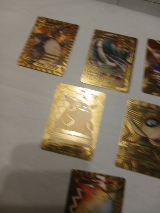 Cartas Pokémon Doradas Ash Pikachu Charizard