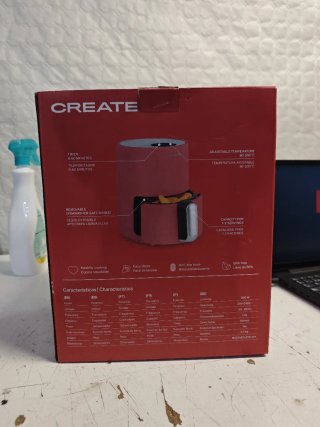 Freidora de aire Create 1,5L