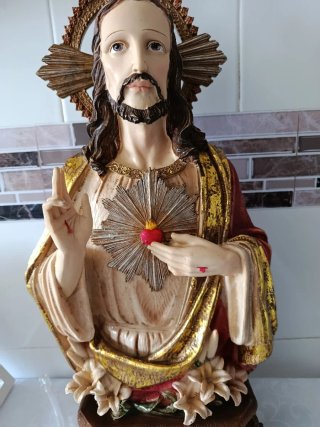 Cristo Sagrado Corazón Adorno