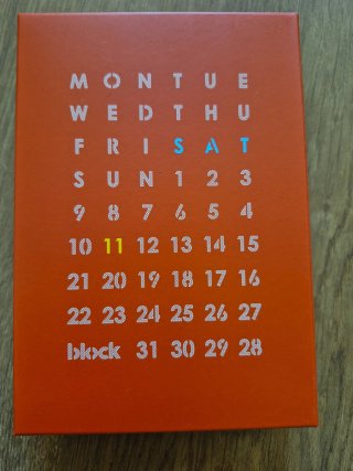 Calendario Perpetuo de la marca Block Design de UK