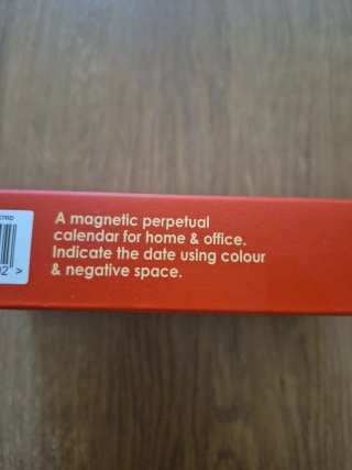 Calendario Perpetuo de la marca Block Design de UK