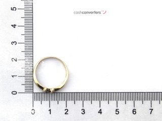 sortija oro 18k con piedra con diamante
