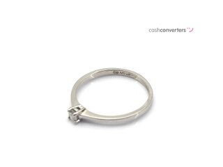 sortija oro 18k con piedra con diamante