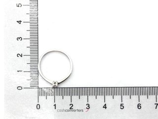 sortija oro 18k con piedra con diamante