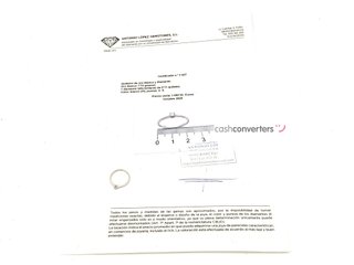 sortija oro 18k con piedra con diamante