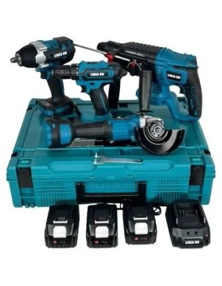 Kit Herramientas 4 en 1 Batería 98V Maletín