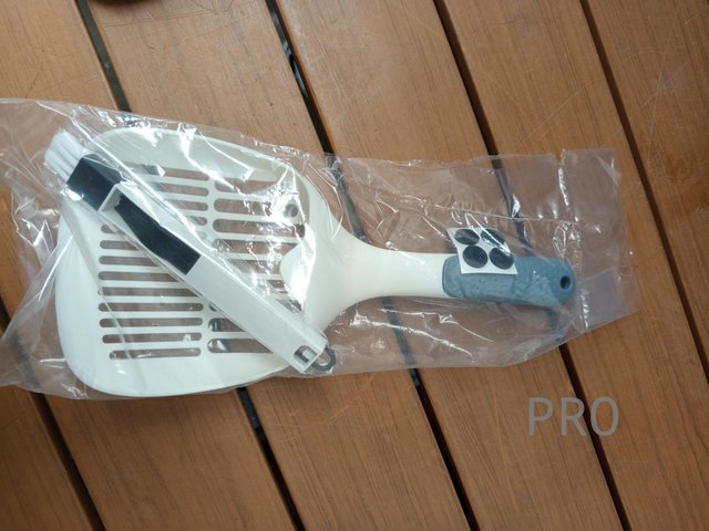 Feandrea PPT005K01 Caja de Arena de Acero Inoxidable para Gatos.