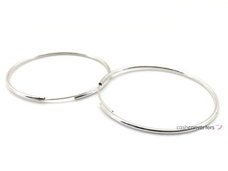 argollas plata 925mm