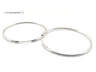 argollas plata 925mm