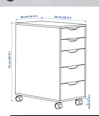Escritorio Lagkapten , cajonera Alex ikea y silla