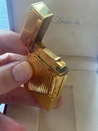 Encendedor S.T. Dupont Paladio Cepillado Oro