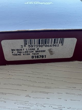 Encendedor S.T. Dupont Paladio Cepillado Oro
