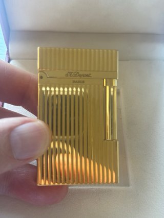 Encendedor S.T. Dupont Paladio Cepillado Oro