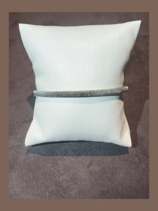 Pulsera tipo Osito Tous Roja y Plateada