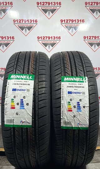 4UD 205 55 16 V MINNELL RUEDA AL 90% VIDA UTIL