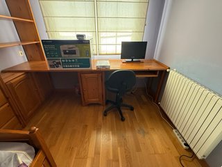 Dormitorio juvenil madera maciza
