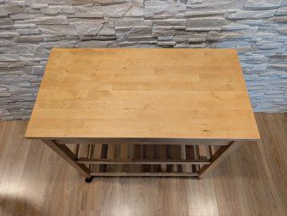 Mesa Auxiliar Cocina IKEA FÖRHÖJA Modificada