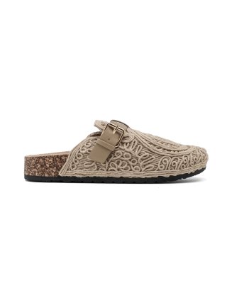 Zueco Crochet Riviera Beige