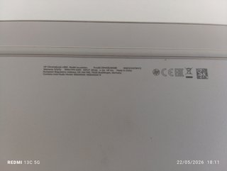 HP Chromebook Plata y Negro
