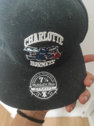 Gorra Charlotte Hornets Mitchell & Ness Plana