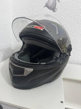 Casco Moto LS2 Negro Integral TALLA S