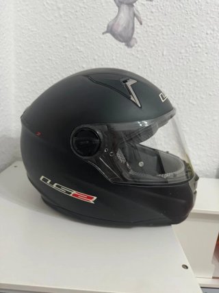 Casco Moto LS2 Negro Integral TALLA S