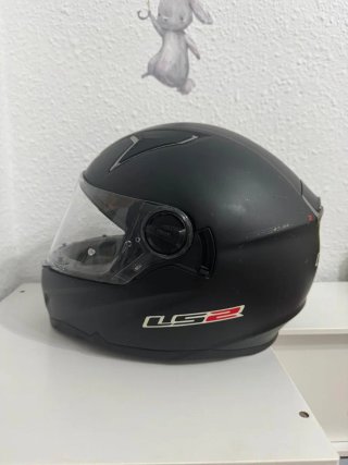 Casco Moto LS2 Negro Integral TALLA S