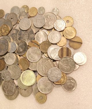 Lote de monedas antiguas españolas