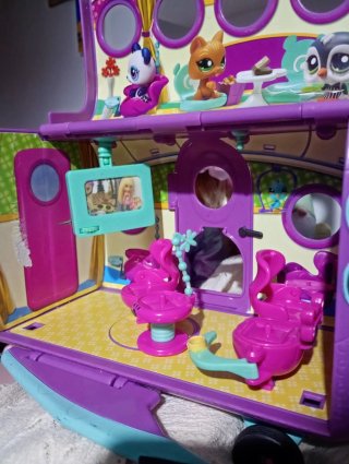 Avión Littlest Pet Shop Morado
