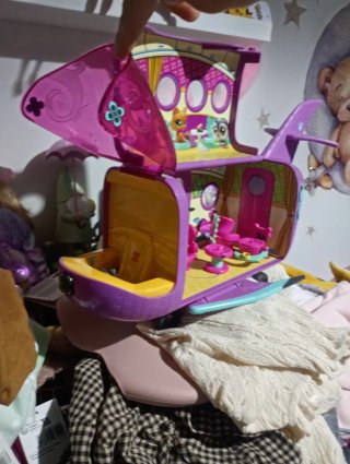 Avión Littlest Pet Shop Morado