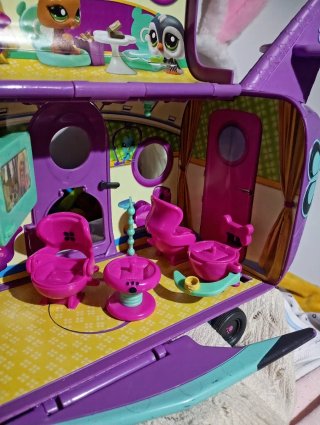 Avión Littlest Pet Shop Morado