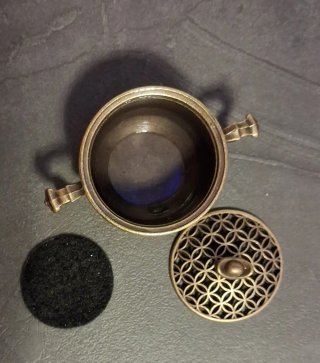Bruciatore brucia porta incenso in stile vintage