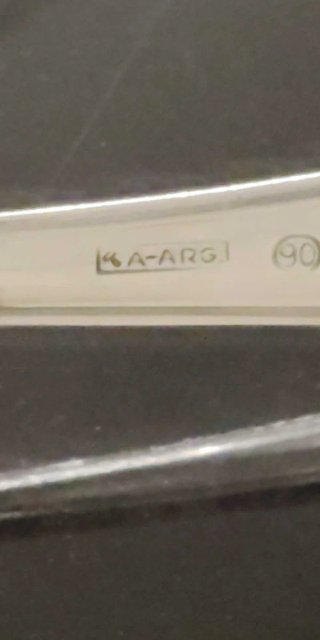 Posate in argento/ acciaio Arg 90