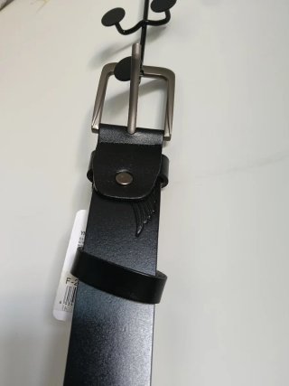 Cinturón de piel negro a estrenar/Talla M hombre