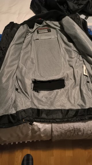 Chaqueta Moto Negra y Azul #cordura#moto