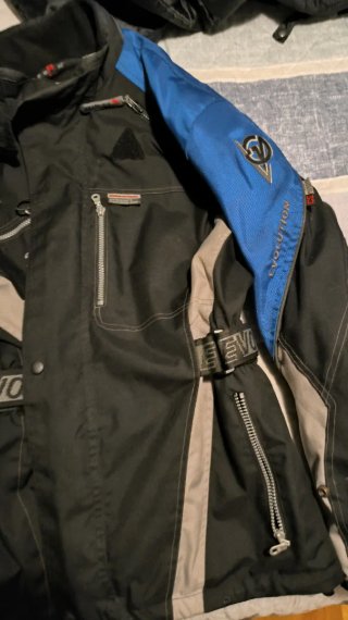 Chaqueta Moto Negra y Azul #cordura#moto