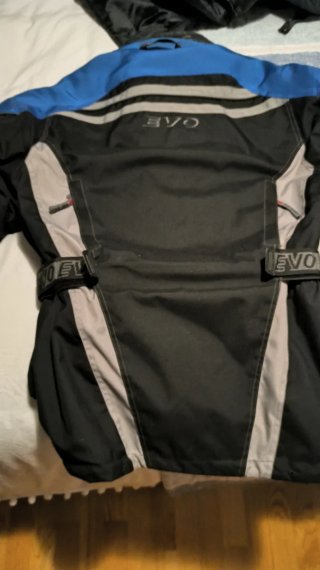 Chaqueta Moto Negra y Azul #cordura#moto