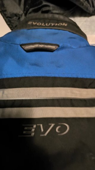 Chaqueta Moto Negra y Azul #cordura#moto