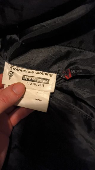 Chaqueta Moto Negra y Azul #cordura#moto