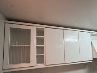 6 Puertas Muebles Cocina Blancas 1 con cristal