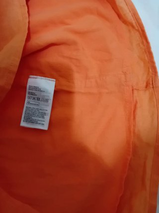Vestido de verano naranja tirantes