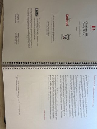 Study guide chemistry HL International baccularate