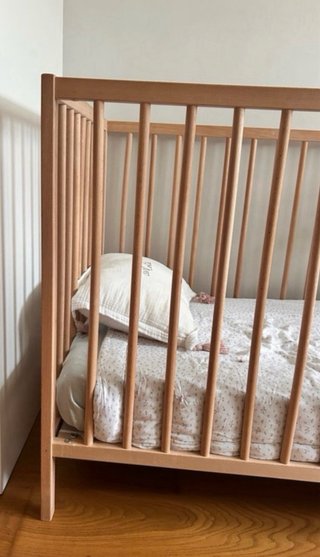Culla in legno naturale Ikea