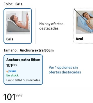 Almohada viscoelástica cuña lectura lactancia